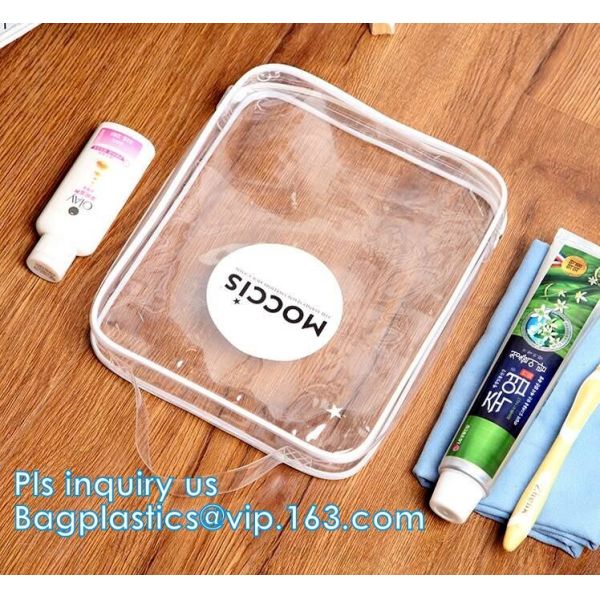 Fashion Women Clear Cosmetic Bags PVC Toiletry Bags Travel Organizer Necessary Beauty Case Makeup Bag Bath Wash Make Up