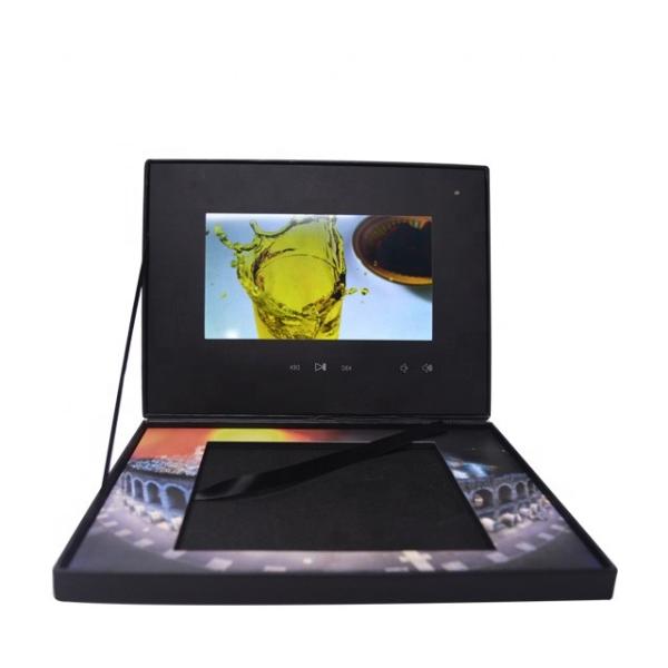 Custom Presentation Display Digital Invitation Video Brochure Card Packaging Gift Box With Lcd Screen