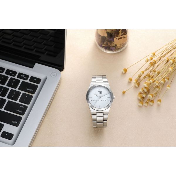 Printed Dial Custom Design Watches Water Resistant 3ATM Stainless Steel Strap Watch