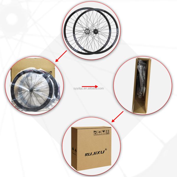 Aluminium Alloy 29er Mtb Wheelset Rainbow Mark BMX Disc Brake Black Ring