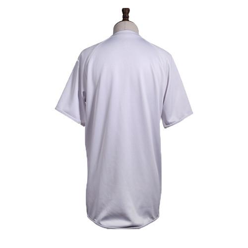 100% Polyester Knitted O Neck Dry Fit Customized Tee Shirts Short Sleeve Printing