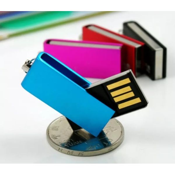 Portable Metal USB Flash Drive 32GB 16GB USB 2.0 Speed U-Disk Customized