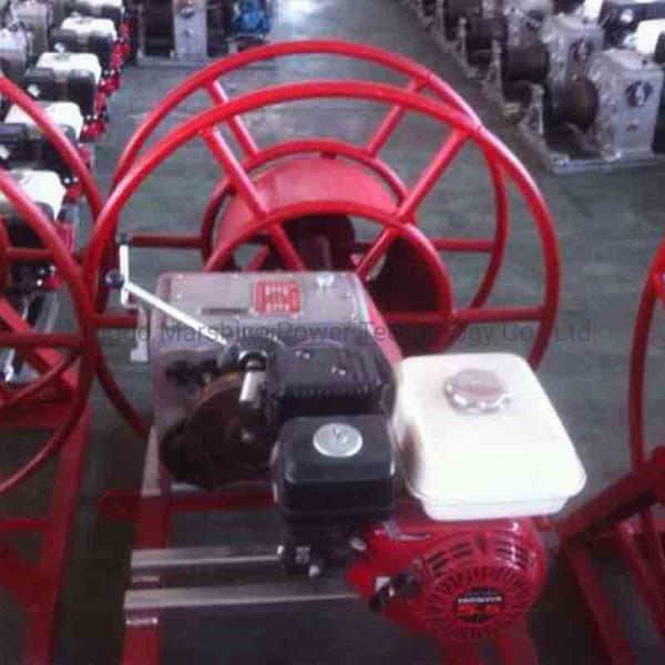Detachable 5 Ton Wire Cable Take Up Machine Winch Puller With Motor