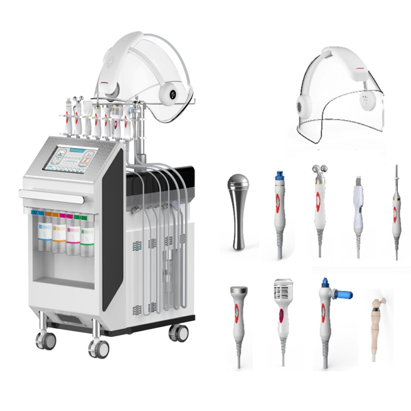 Hydra Dermabrasion With Oxygen Treatment Uneven Skin Pigmentation Toning Beauty Facial Machine