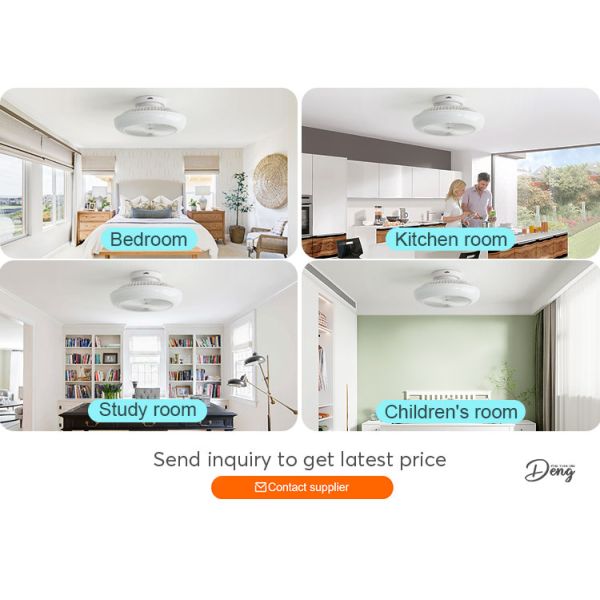 Ventilador de teto decorativo de 18 polegadas com luzes 6 opção de velocidade e funcionalidade dimmable