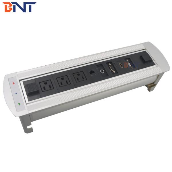 China supplier electrical motorized rotatable desktop power plugs for conference table