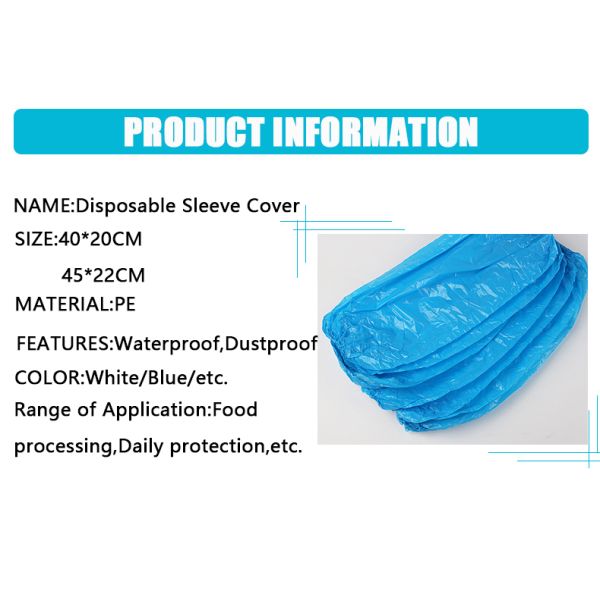 Waterproof Sleeve for Arm Disposable PE Plastic Arm Sleeves Waterproof