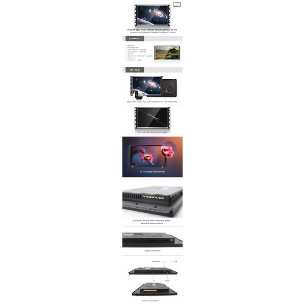 hd 1920*1080 video play led screen for advertising for your marketing