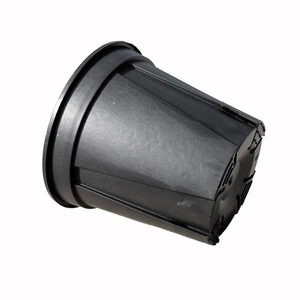 Por mayor 2.5L Negro Jardín plástico de la guardería de galón de la maceta de galón de espesor Bonsai poda hecha de PP / HDPE