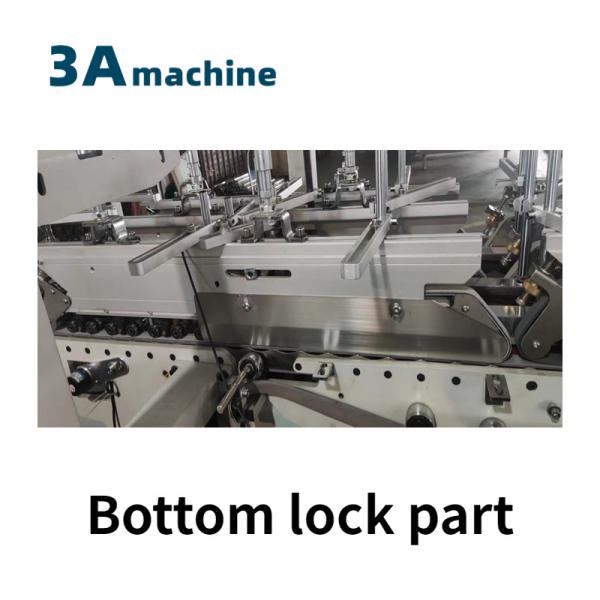 QT**900YG-2 Pre-Folded Bottom Lock Carton Gluing Machine with Water Soluble Cold Glue