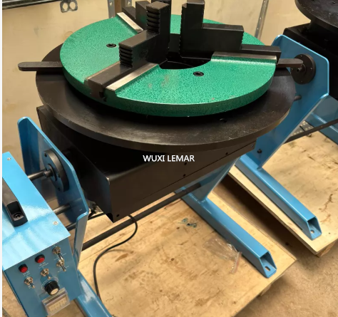 100kg CNC Welding Positioner Rotary Turning Table for Pipe Vessel Circular Welding