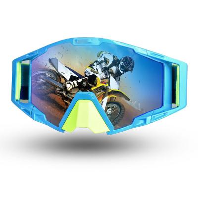 Óculos de proteção protetores da motocicleta Windproof, óculos de proteção de montada para esportes exteriores