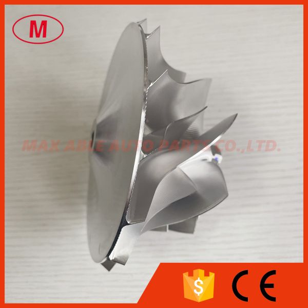 S400 88.80/122.00mm 7+7 blades Point Milling Inverse Curve Performance turbo Aluminum 2618/billet compressor wheel