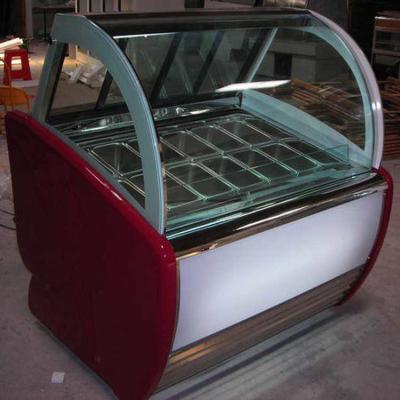 Refrigerador da exposição do gelado do líquido refrigerante 5ft do CE R404a