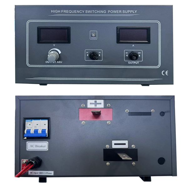 0-30V 200A Fornecedor de alimentação de galvanoplastia com CC CV Funções rectificador de galvanoplastia