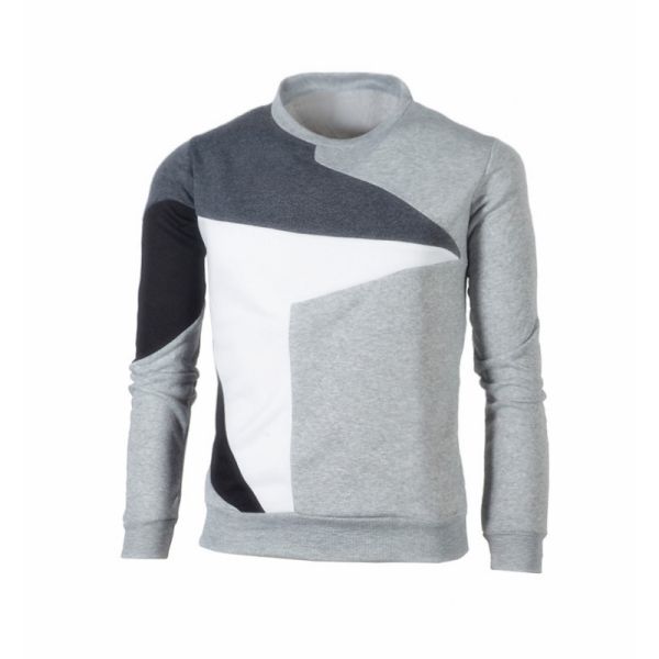 Comfortable Windproof Long Sleeve Pullover Fleece Sweater for Men's Casual Fashion