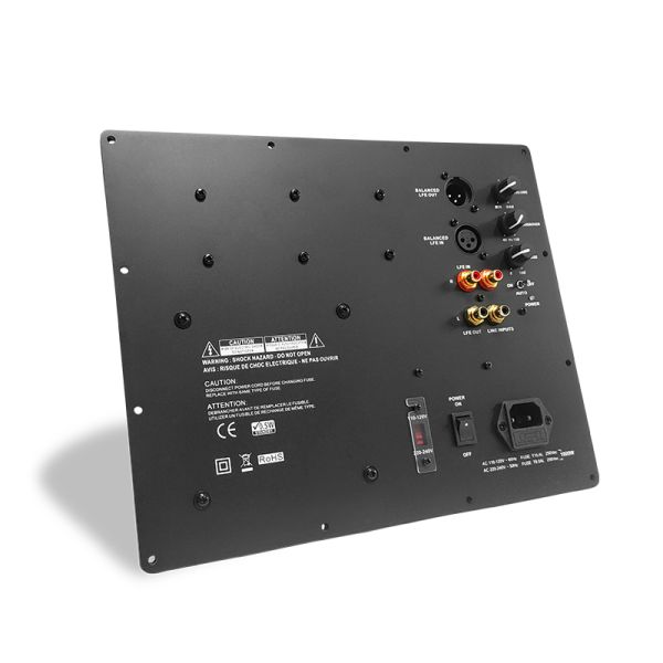 1000 Watts RMS Mono Home Audio Subwoofer Cabinets Plate Amplifier Class D