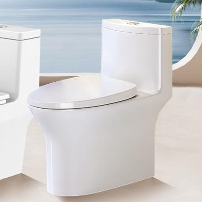 Bathroom One Piece Siphonic Washdown Toilet Rimless Ada Cupc CE Approved