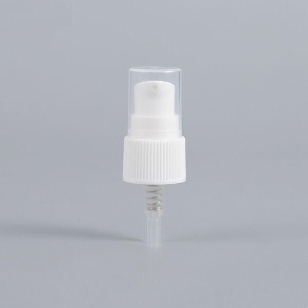 20/410 20mm Treatment Cream Pump White Plastic Lotion Pump With Cap