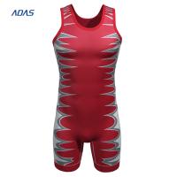 Costume de lutte en une pièce avec polyester spandex