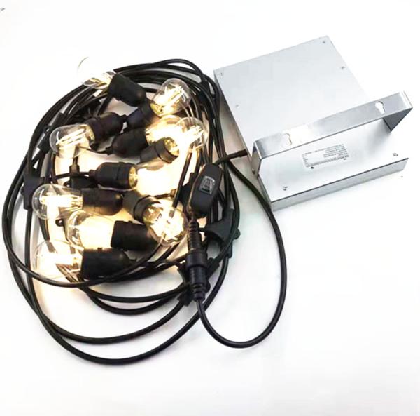 Black solar power 0.5m-10m Light Chain Light belt pendant Lamp / Lamp holder  / Loft Lights