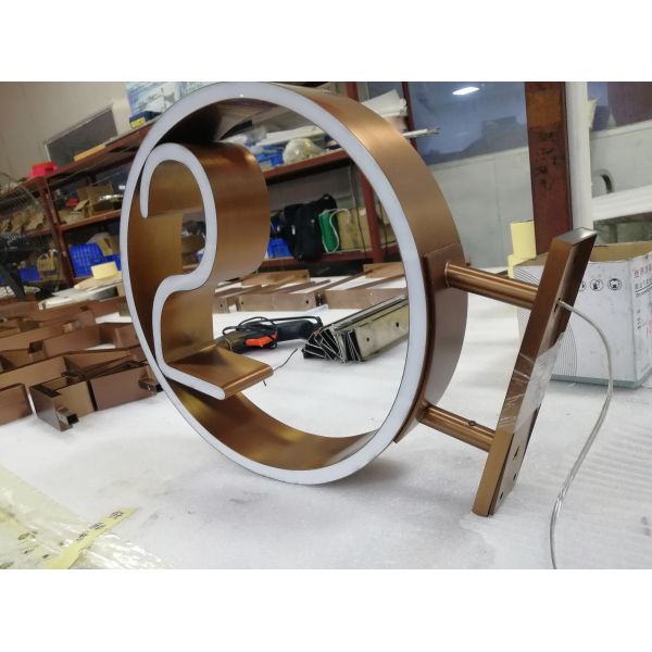 Acrylic / Aluminum Event Directional Signage 12mm For Address