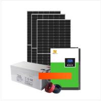 5.5KW/11KW Completo Sistema Solar Off Grid Sistema de bateria isolado com branco