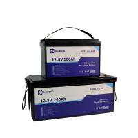 Batería LiFePO4 de hierro y litio de 12 V 100Ah 200Ah para cargadores solares