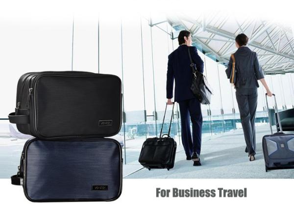 24x15x12.5cm Mens Toiletry Bag Comfortable Hand Held Exquisite Workmanship