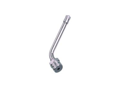 TR545D High Pressure Valve Stems 9.7mm Rim Hole Bend 60° Brass Nickel Plated