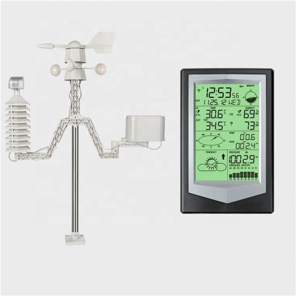 Wind Direction And Speed Outdoor Solar Wifi Weather Station For Wind Speed Range 0-50m/S