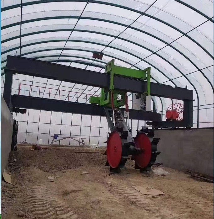 Lightweight Commercial Compost Windrow Turner Impeller Type Multi Site Operation