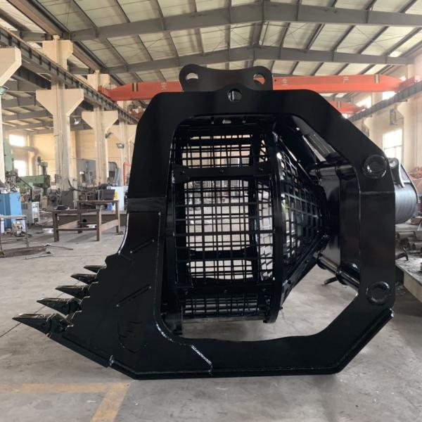 O solo de Gravel Screening Bucket da máquina escavadora de Ytct Hitach apedreja a cubeta giratória da tela