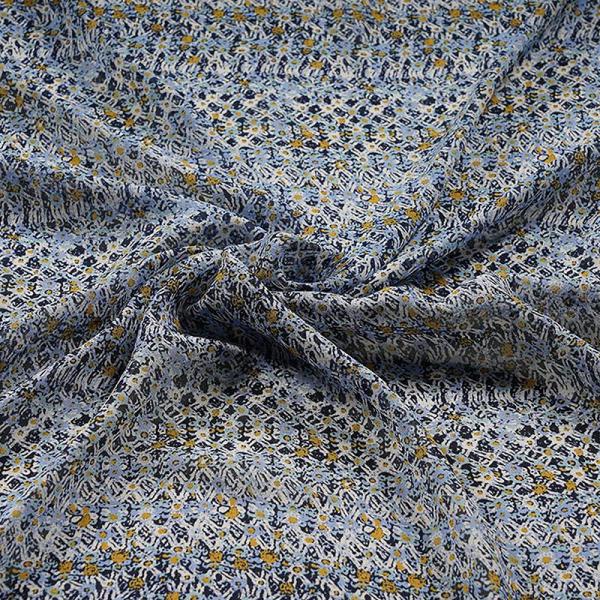 Digital Printed 44 inch Silk Georgette Chiffon Fabric Crepe De Chine Material