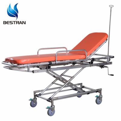 Aluminum Alloy MRI Patient Stretcher Non Magnetic Bed Transport Examination In Hospital