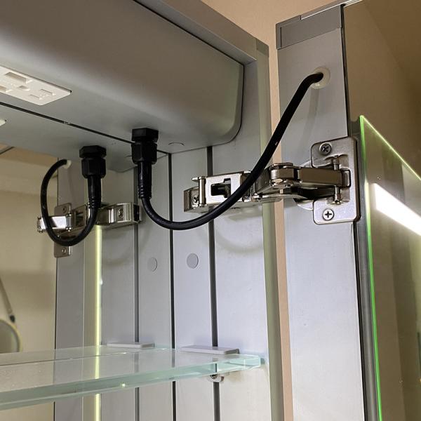 Rectangle Illuminated Bathroom Mirror Cabinet 32 In - 34 In LED Mirror Medicine Cabinet