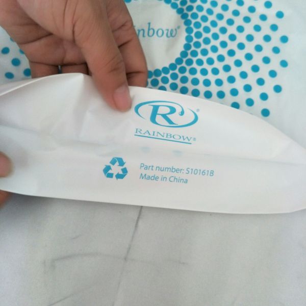 Эко- дружелюбные полиэтиленовые пакеты Дравстринг, белый прозрачный мягкий пластиковый размер кармана пачки В30 кс Л33км