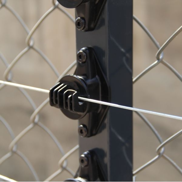 Home Portable Wire Netting Electrified Security Fence Round Pole Energizer
