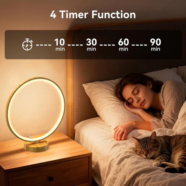 VALED R9 10,000 LUX UV-Free Light Therapy Lamp with 3 Color Temperatures for Home Office Wellness