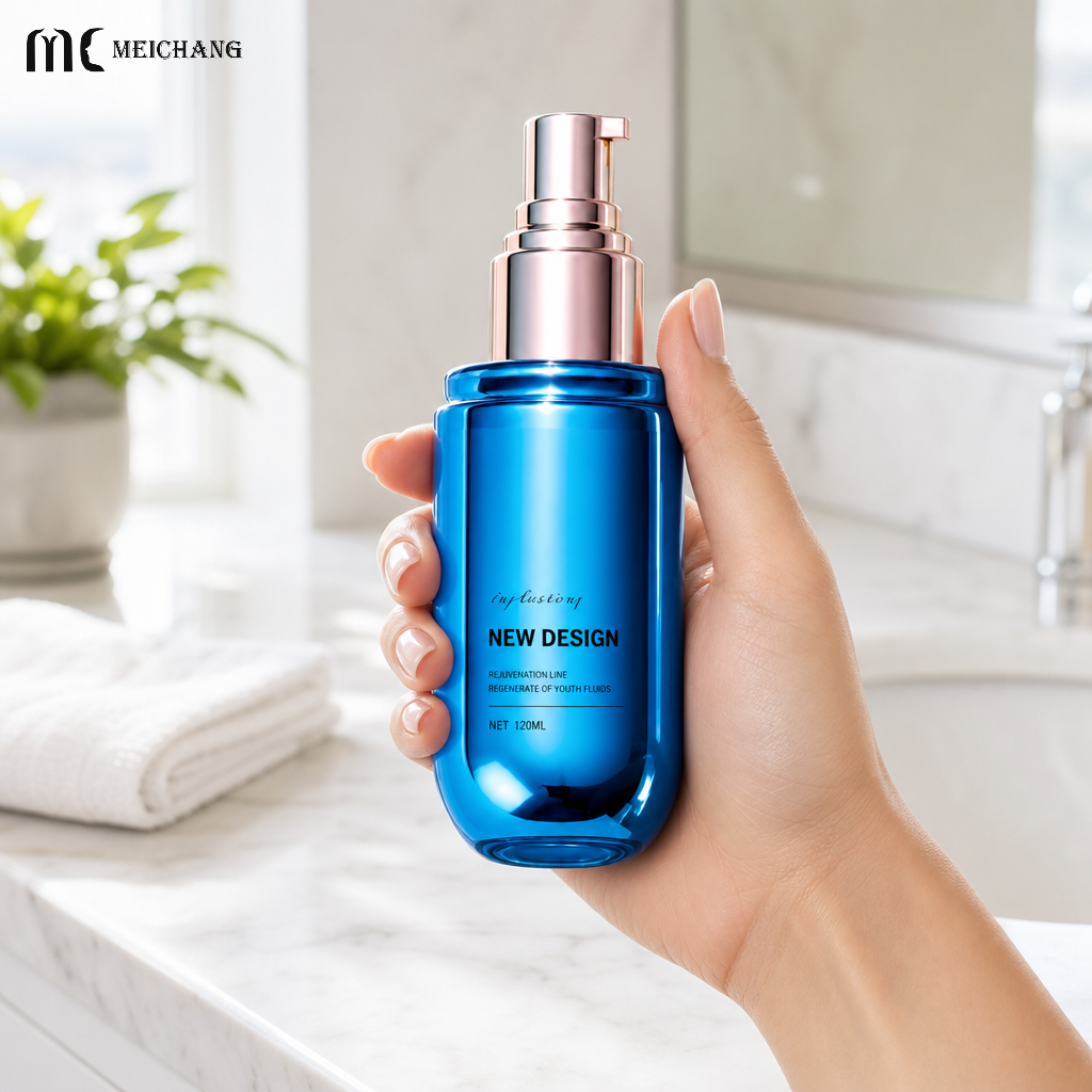 40ml 60ml 80ml 100ml 120ml Eco-Friendly Pill-Shaped PCR PET Cosmetic Bottle with Interchangeable Fine Mist Spray & Lotion Pump for Body Oil & Skincare(MC-444)