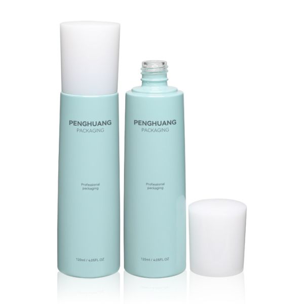 бутылка лосьона тонера градиента 120ml установила изготовленный на заказ белый косметический опарник