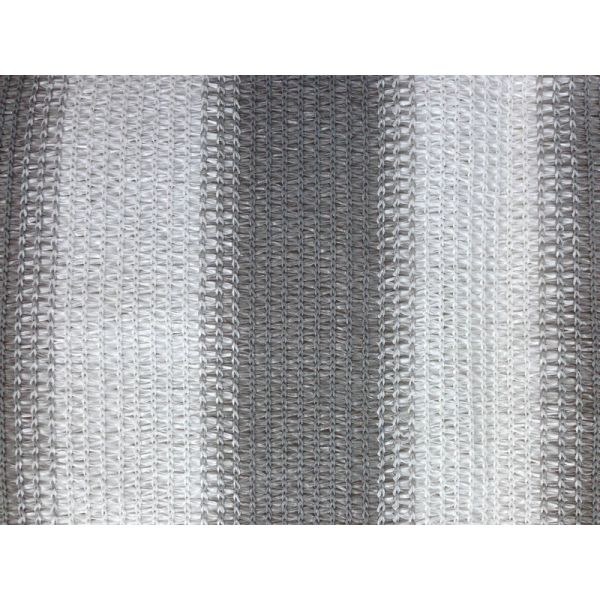 Серая и белая таможня сети тени балкона Hdpe, 120gsm - 180gsm