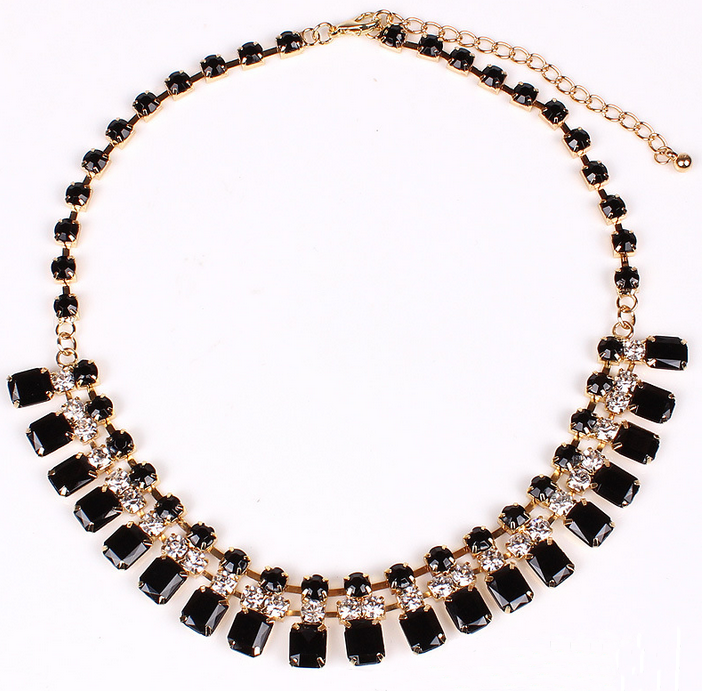 ZARA handmade fashion a single product selling models copper claw clip diamond necklace