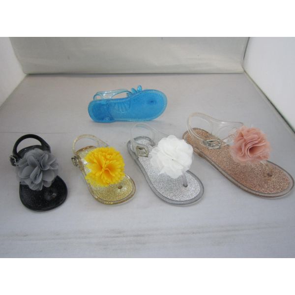 Summer Casual Flat Heel Women PVC Jelly Sandals