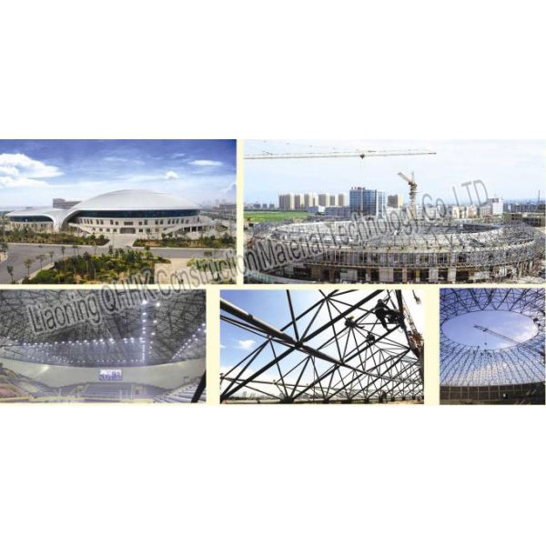 Высокопрочные облегченные ферменные конструкции крыши структурной стали для спорта Халл