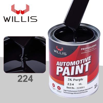 2K Purple Paint With Acrylic Resin And Spray Application For Automotive Repair，Provide Clear Coat,Hardener, Thinner, Pearl Paint,Silver Paint, 2K/1K Primer,2K/1K Binder ,Putty Wait