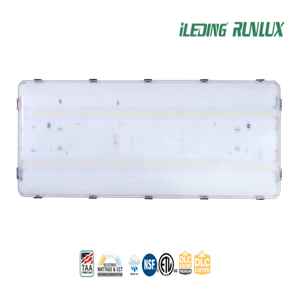 Polycarbonate Commercial LED Vapor Tight High Bay with IK10 Impact Resistance