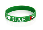 good price outside logo printed and inkdilled love shape custom made bracelets
