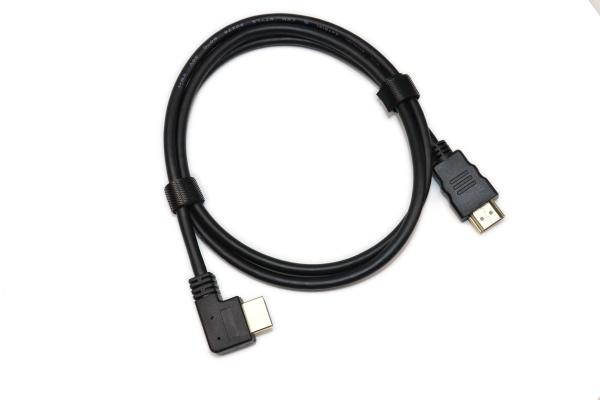 HDMI Male To Male Cable 90 Degree Left High Speed HDMI Cord Supports UHD 4K 60hz