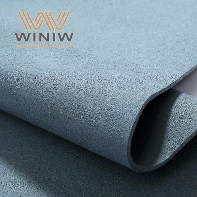 Textured Leather Auto Upholstery Fabric Comfortable Polyester Ultra Suede Leather